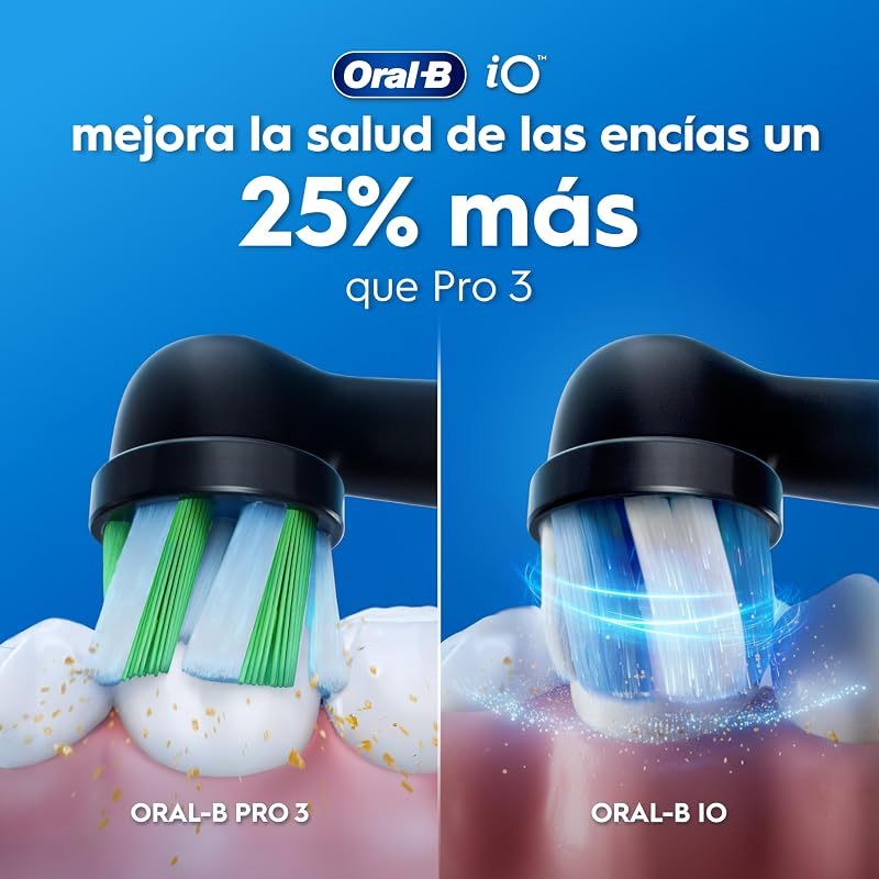 iO 2 Cepillo de Dientes Eléctrico con 1 Cabezal, Negro Noche