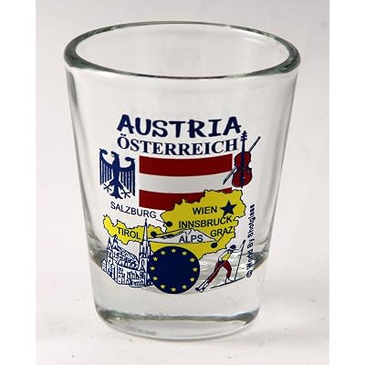 Austria EU Series Landmarks and Icons Shot Glass