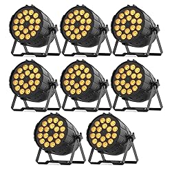 200 W Stage Par Lights, RGBL 4-in-1 LED Par Can