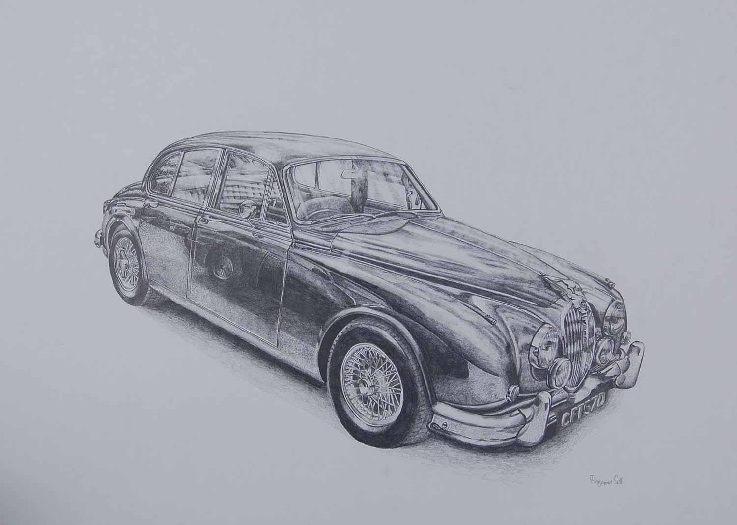 Amazon Com Jaguar Mk2 Saloon Benjamin Self Home Kitchen