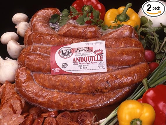 Magic Seasoning Blends Hot Andouille Sausage Rope 5 Pound 2 Per Case Amazon Com Grocery Gourmet Food