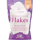 Pink Stork Menopause Flakes: Relaxing Lavender Scented Bath Salts for Women, Pure Magnesium from The Dead Sea, Supports Hot F
