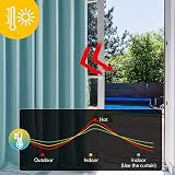 Deconovo Eyelet 108 Inch Drop Curtain Blackout Thermal Insulated Sky Blue 1 view 2