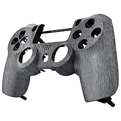 eXtremeRate Brushed Silver Patterned Custom