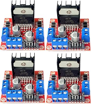L298n Motor Drive Controller Board Dc Dual H Bridge Controller Board Module For Arduino Uno Mega R3 Mega2560 Duemilanove Nano Robot Pack Of 4 By Zero Tech Amazon Com