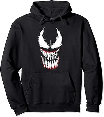 venom face hoodie