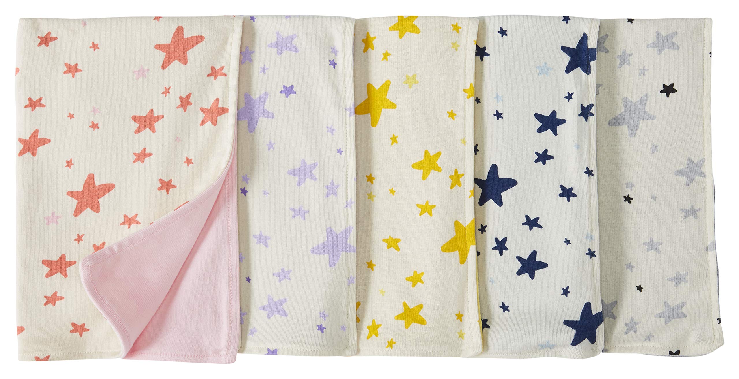 Moon and Back by Hanna Andersson Unisex Baby Burp Cloths Reversible 5 | amzdealz
