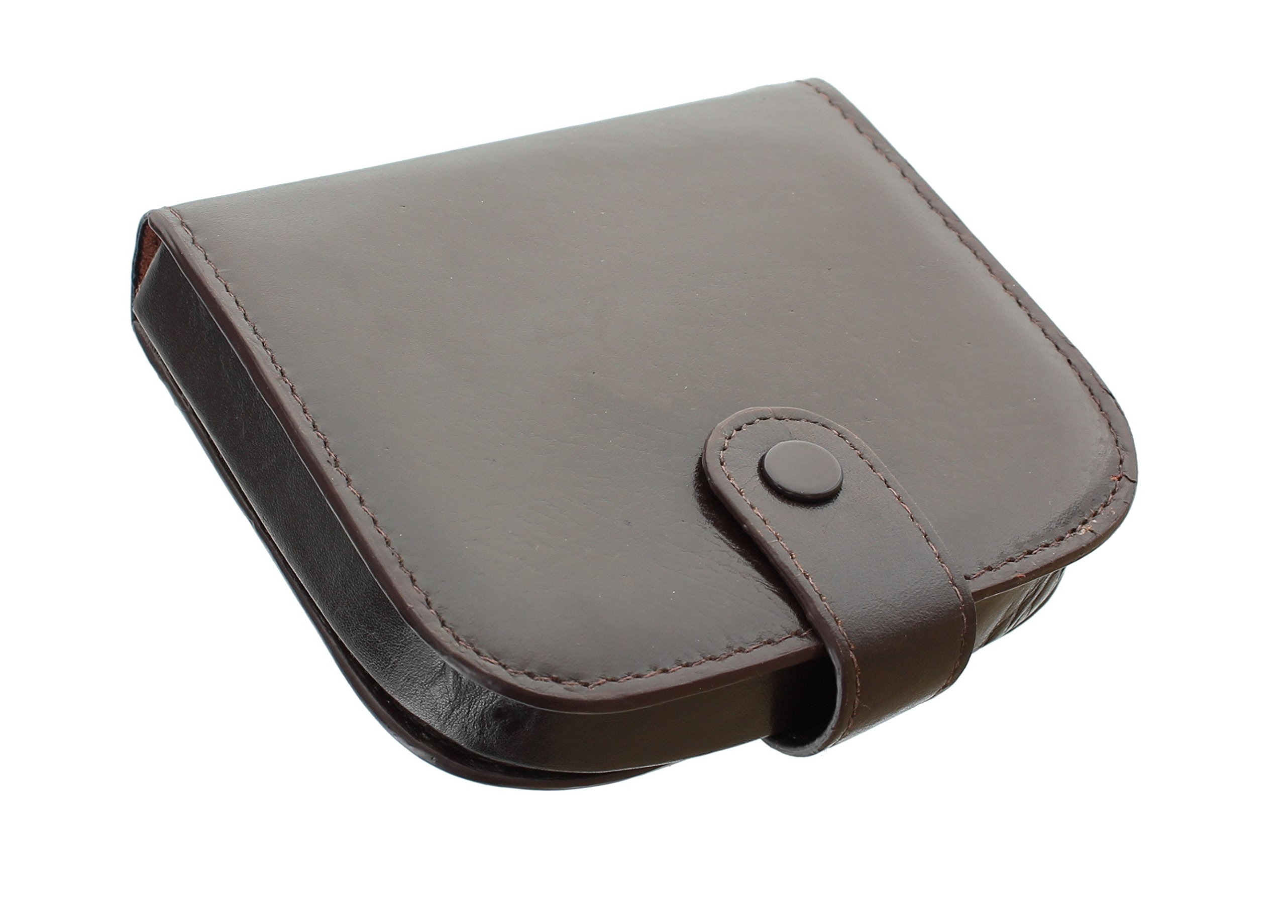 Mala Leather Odyssey Collection Leather Tray Purse for Coins and Notes 4113_14m Brown