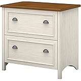 Amazon Com Bush Furniture Fairview Lateral File Cabinet In Antique White Furniture Decor