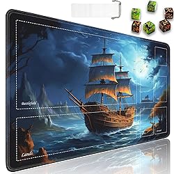 JVGFYNKL for TCG Playmat, Playmat with Zones, 24x14