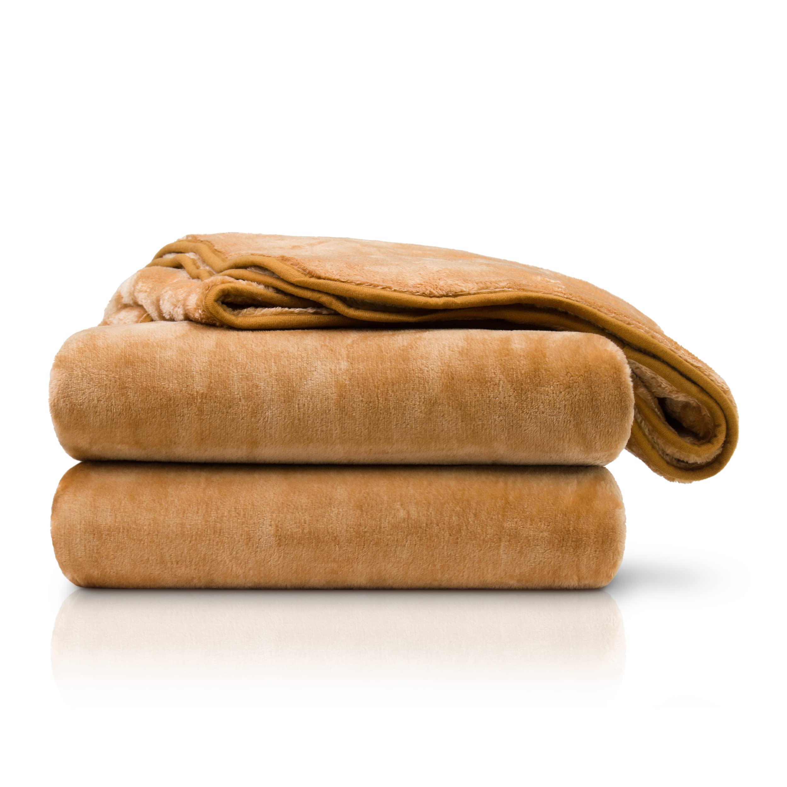 Amago - Cuddly Blanket, Cashmere Feel, 220 x 240 cm - Sand