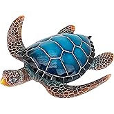 Large Blue SEA Turtle Statue
