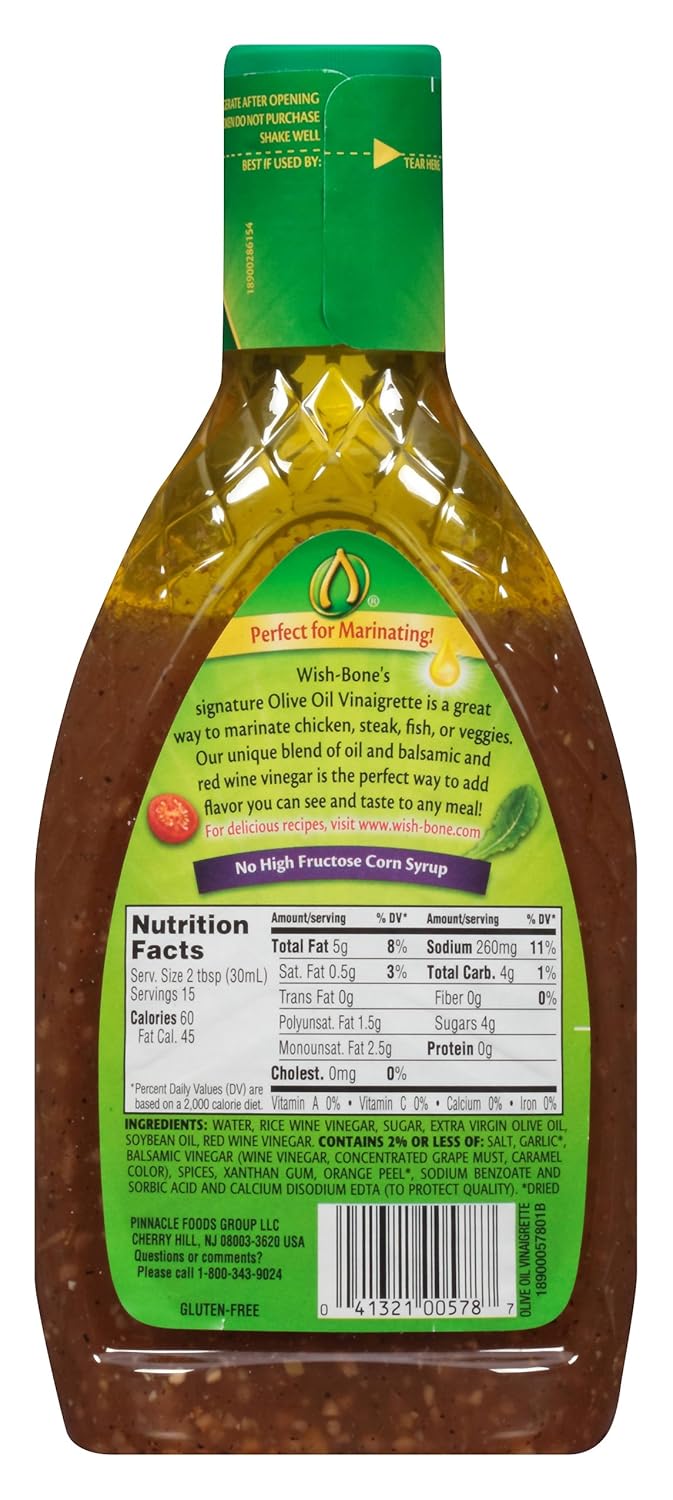 Oil And Vinegar Dressing Nutrition Facts Blog Dandk