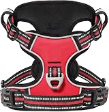 HEELE Dog Harness No-Pull Adjustable Reflective Oxford XL Red view 6