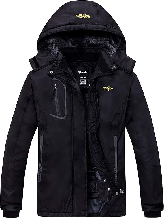 Giacca Da Sci Uomo Impermeabile - Parka Imbottito, Vento E Neve, 10000mm, Con Cappuccio E Tasche - Foto 3