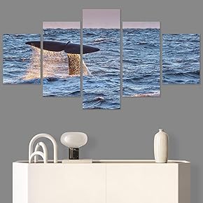 SIGNWIN 5 Panel Canvas Wall Art Modern Art...
