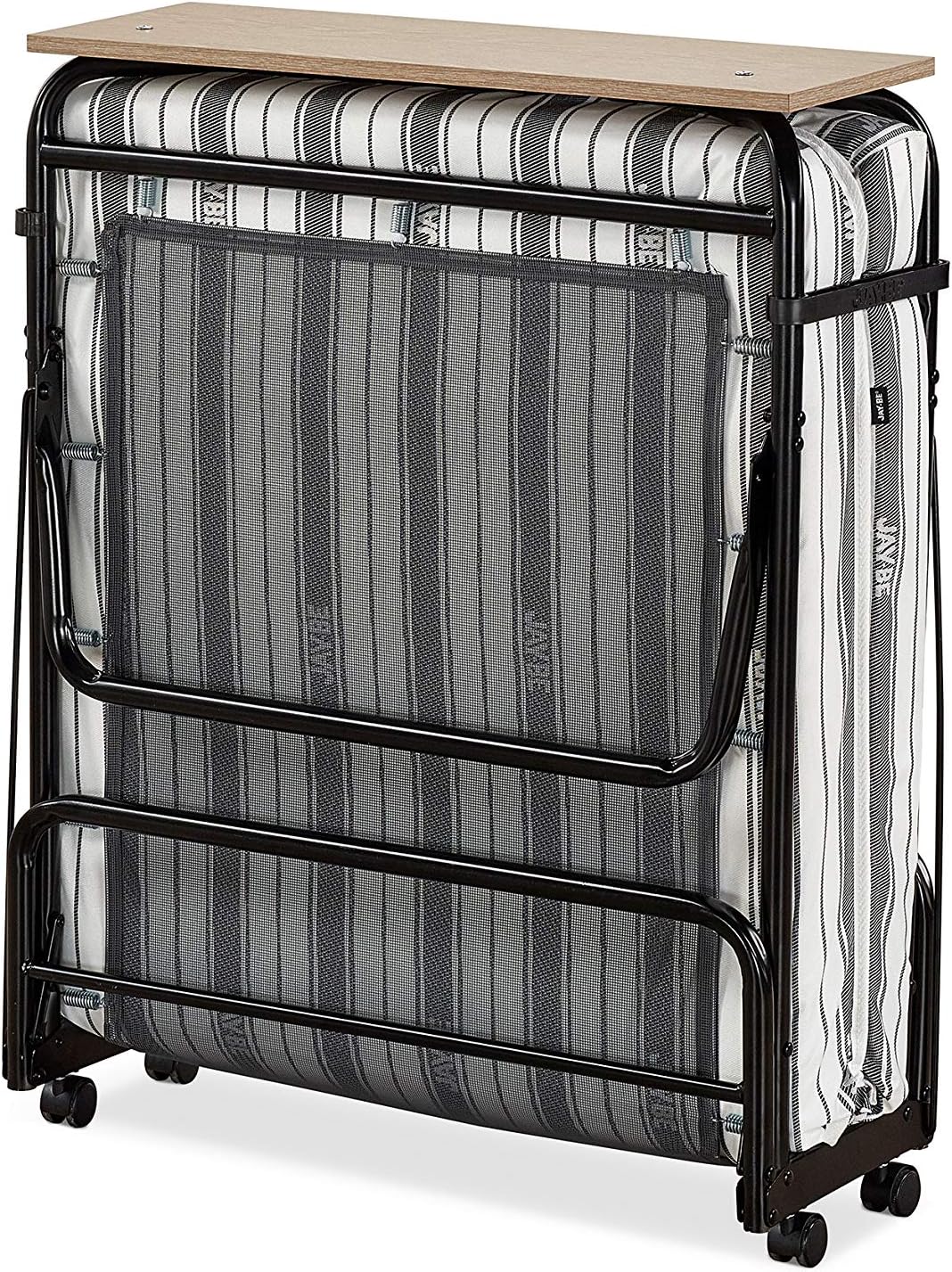 JAY-BE Supreme Automatic Folding Bed with Rebound e-Fibre Mattress - Single, Black - Image 3
