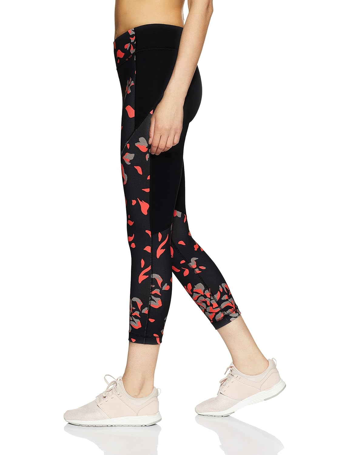 under armour mirror printed crop women's sports leggings