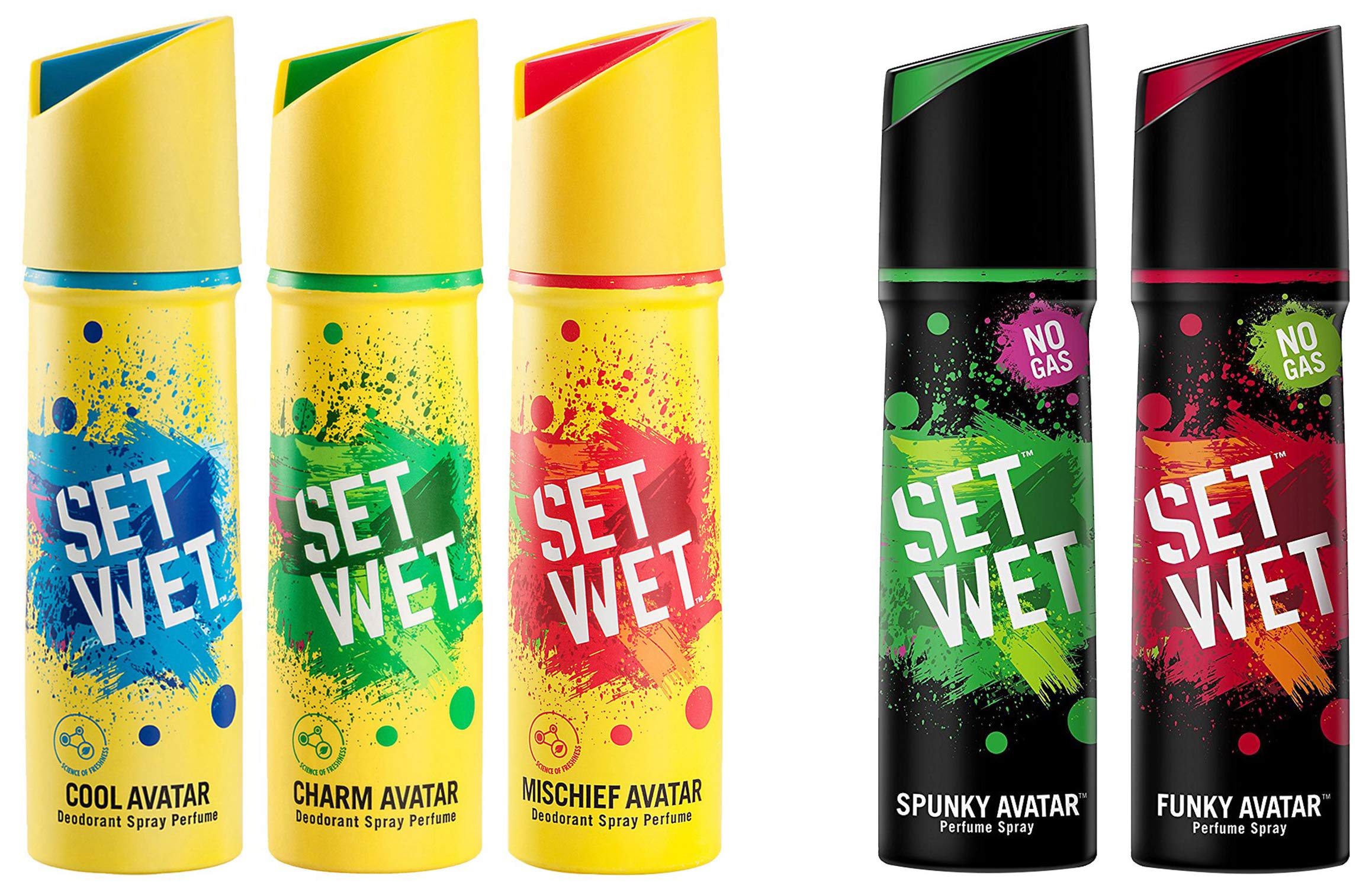 Set Wet Spunky Avatar Perfume Spray 2025