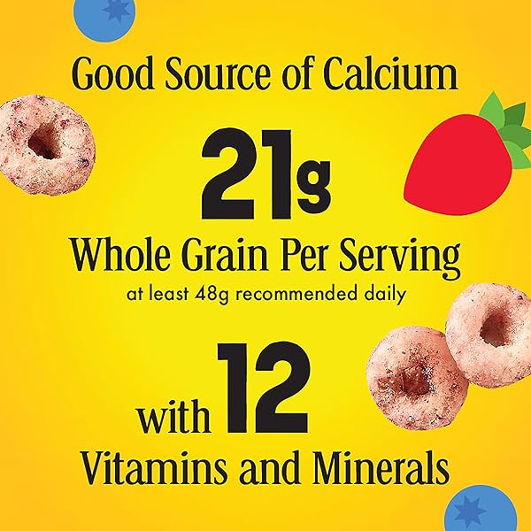 VERY BERRY CHEERIOS CEREAL, LIMITED EDITION HAPPY HEART SHAPES, HEART HEALTHY CEREAL WITH WHOLE GRAIN OATS, LARGE SIZE, 14.5 OZ