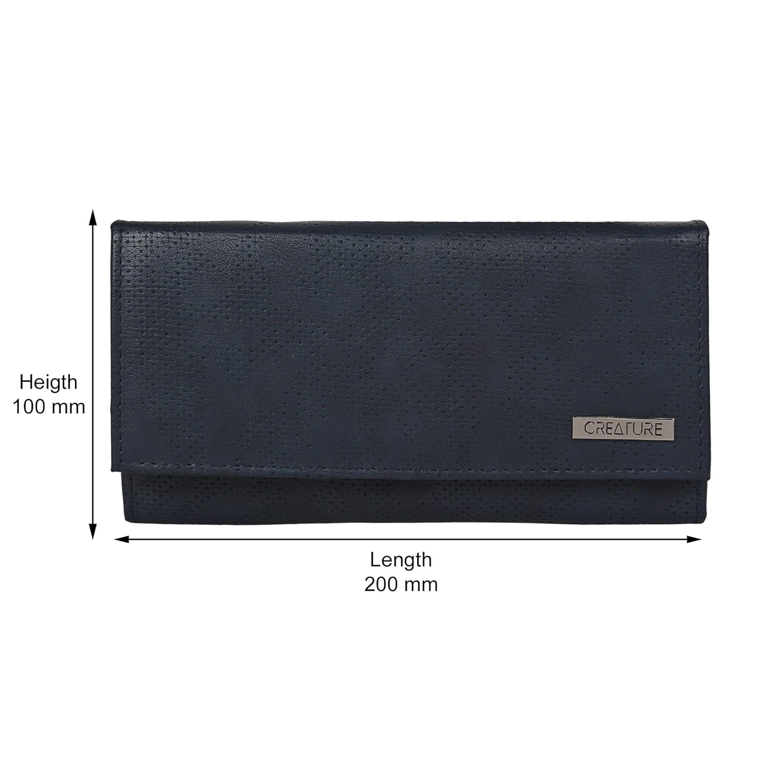 creature handcrafted women's clutch(color-blue||cl-03)