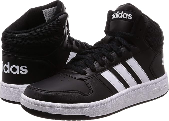 tênis cano alto adidas vs hoops mid 2 masculino
