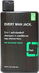 Every Man Jack, Shampoo Conditioner 2 In 1 Anti Dandruff, 13.5 Fl Oz
