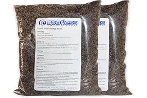 CR SPOTLESS WATER SYSTEMS CR Spotless R2-20 Refill Resin – Spot Free Rinse for Cars, RVs & Boats - Works with All Deionized Water Systems - Long-Lasting DI Resin for Water Deionizer – Refills 20" Cartridges