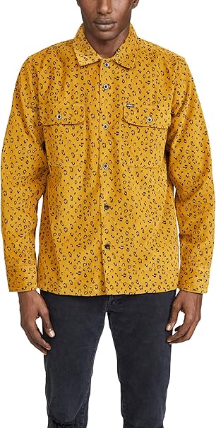 camisa leopardo hombre