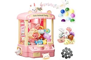 Bearbao Mini distributeur automatique de lapin avec son, distributeur de prix à bonbons avec mini jouets en peluche, jeu d'ar