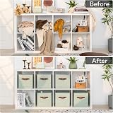 GRANNY SAYS Cube Storage Boxes 6 Pack 27x27x27.5 cm Sage Green view 4