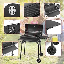 Kendane Barrel Charcoal Grill, Large Charcoal