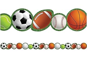 Teacher Created Resources Sports Die-Cut Border Trim (TCR5596)