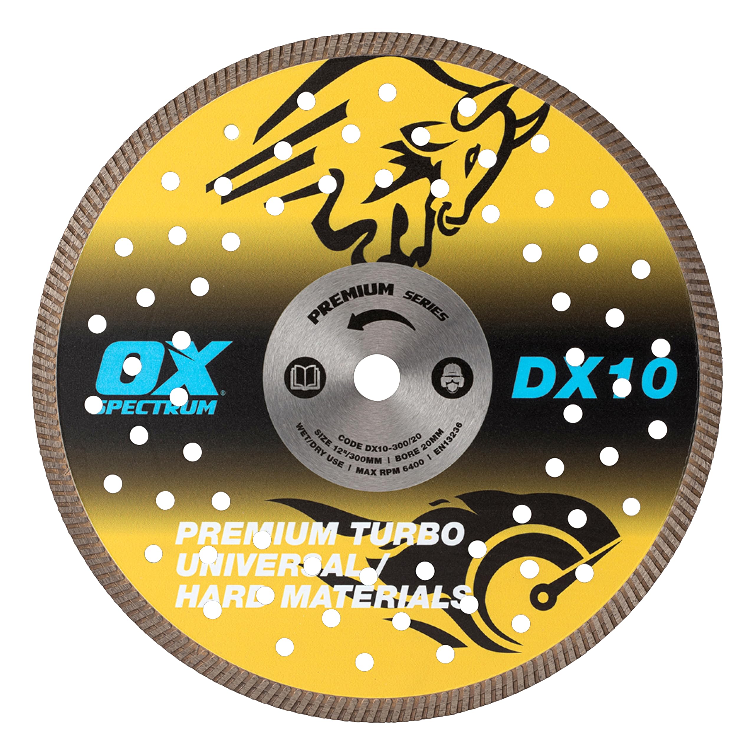 OX Spectrum Premium Diamond Blade - Universal/Hard - 300/20mm