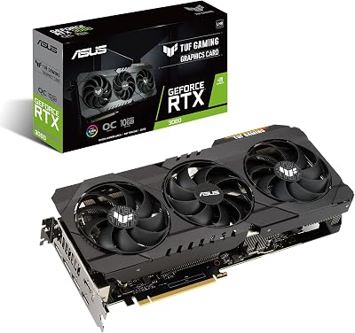 ASUS TUF Gaming RTX 3080 V2 OC 10GB GDDR6X PCIe 4.0 Graphics Card