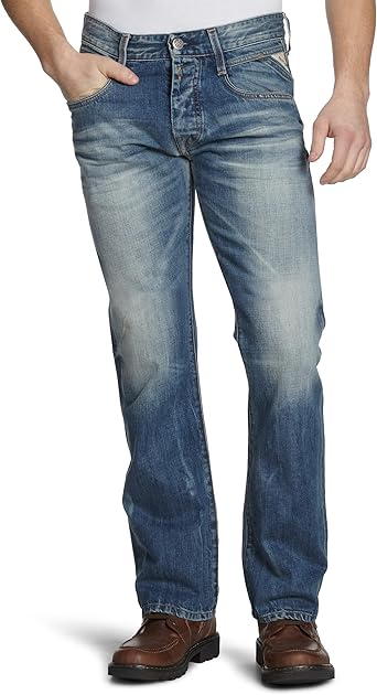 replay bootcut jeans mens