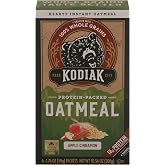 Kodiak Instant Oatmeal Packets, Apple Cinnamon, High Protein, 6pk
