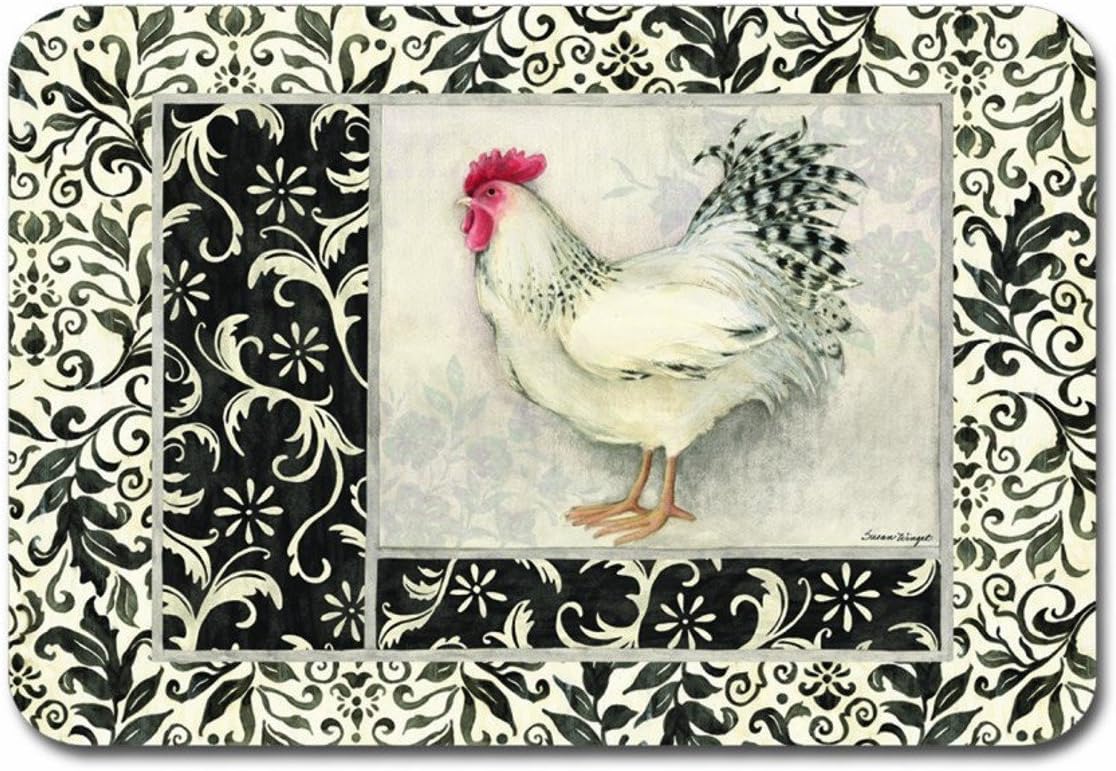 4 Rooster Placemats Home & Kitchen