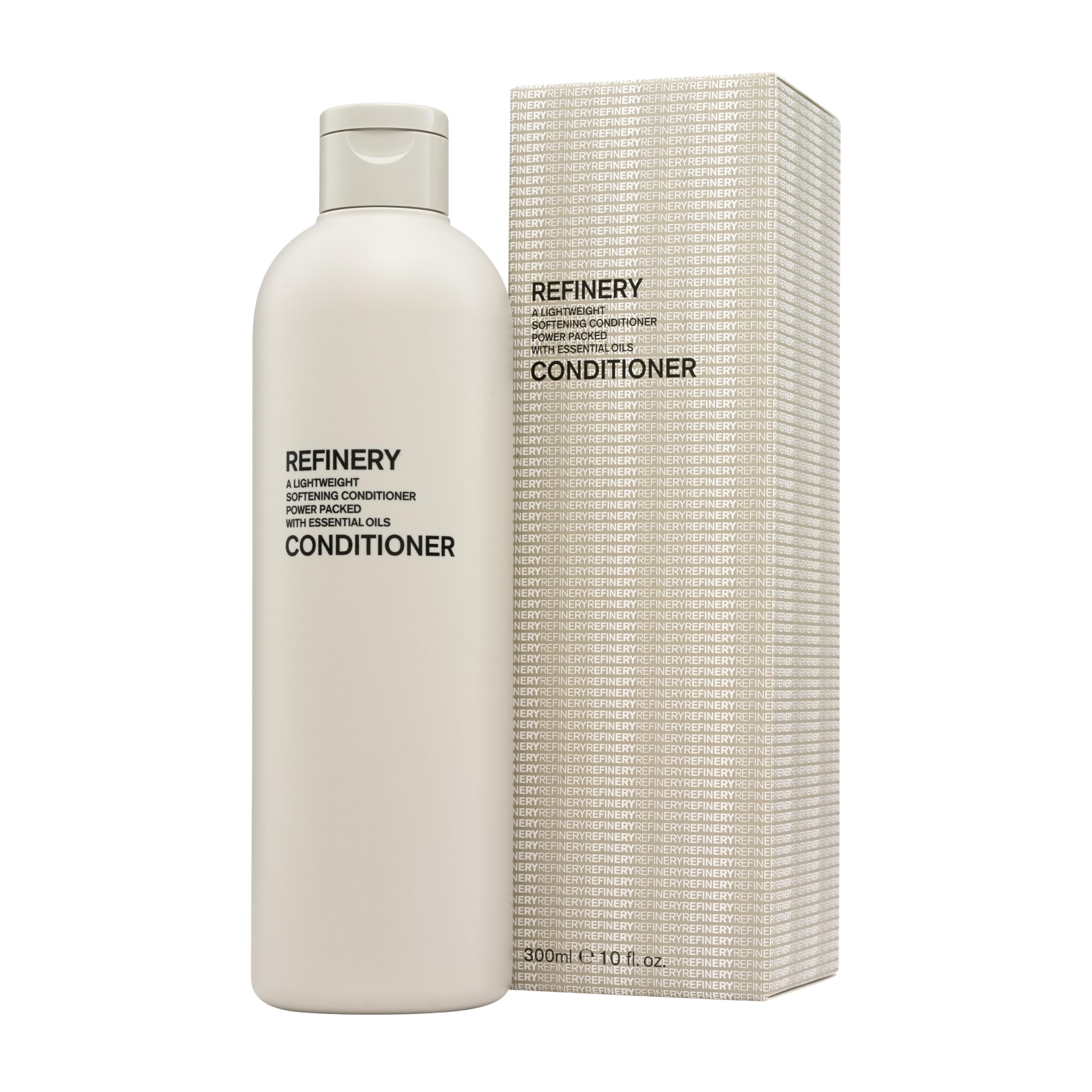 The Refinery Conditioner 300ml For Men - Lightweight Softening Conditioner to Smooth, Strengthen and Hydrate All Hair Types. Made with a Blend of Essential Oils by Aromatherapy Associates