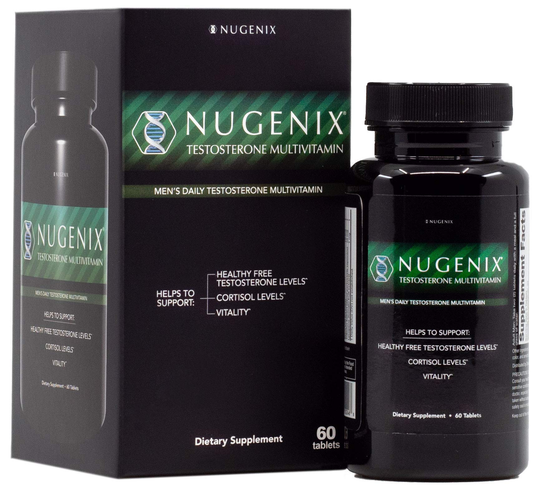 Nugenix Men's Daily Testosterone Multivitamin 60 Tablets Supports