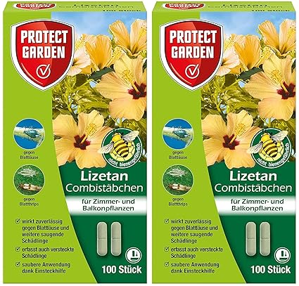 PROTECT GARDEN Lizetan Combistäbchen für Zimmer- und Balkonpflanzen 200 Stück