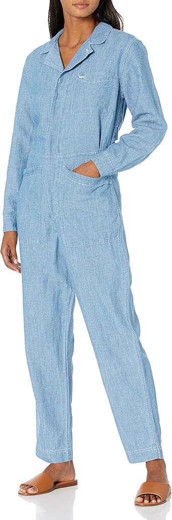 lucky brand denim jumpsuit