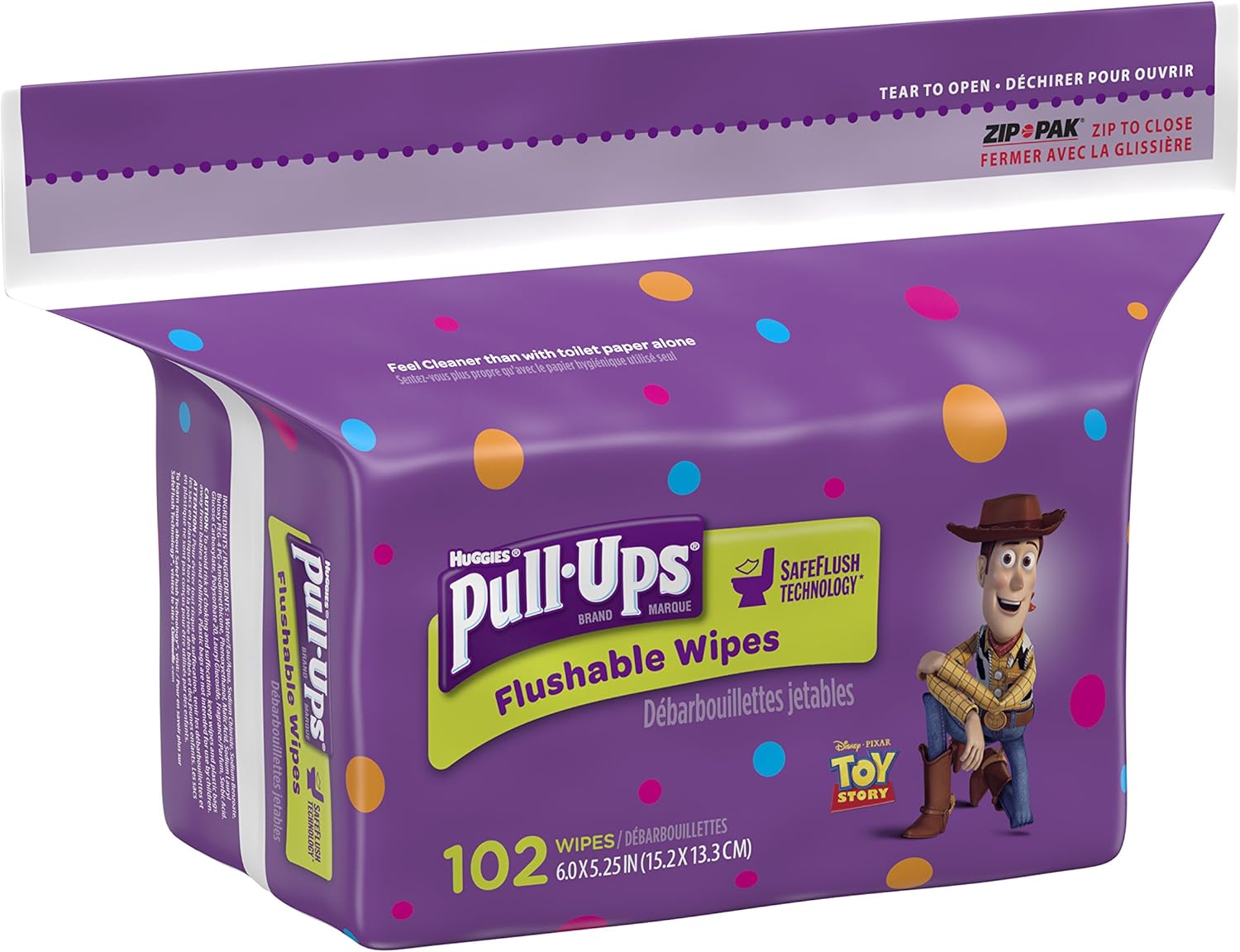 pull ups flushable wipes