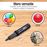 ResultSport Gym Ball Pump Double Action with Stopper Plug Tool view 6