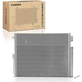 A-Premium Air Conditioning Condenser Compatible with Jeep &amp; Dodge | for Jeep Grand Cherokee 2011-2021 &amp; Dodge Durango 2011-2021 AC Condenser, Replace# 55038003AE, Parallel Flow Aluminum Core