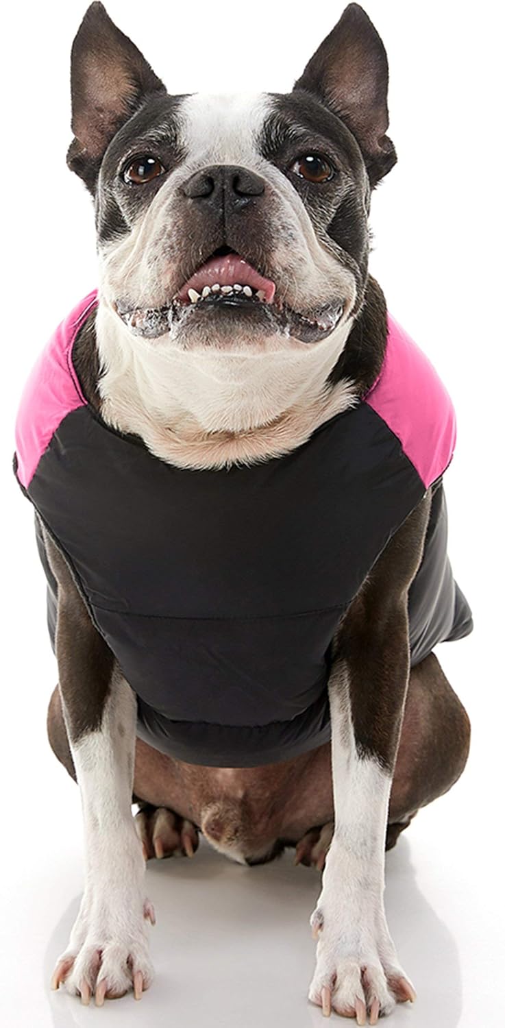 Gooby Padded Cold Weather Vest for Small Dogs with Safe Fur Guard Zipper Closure, Small, Pink - Image 5