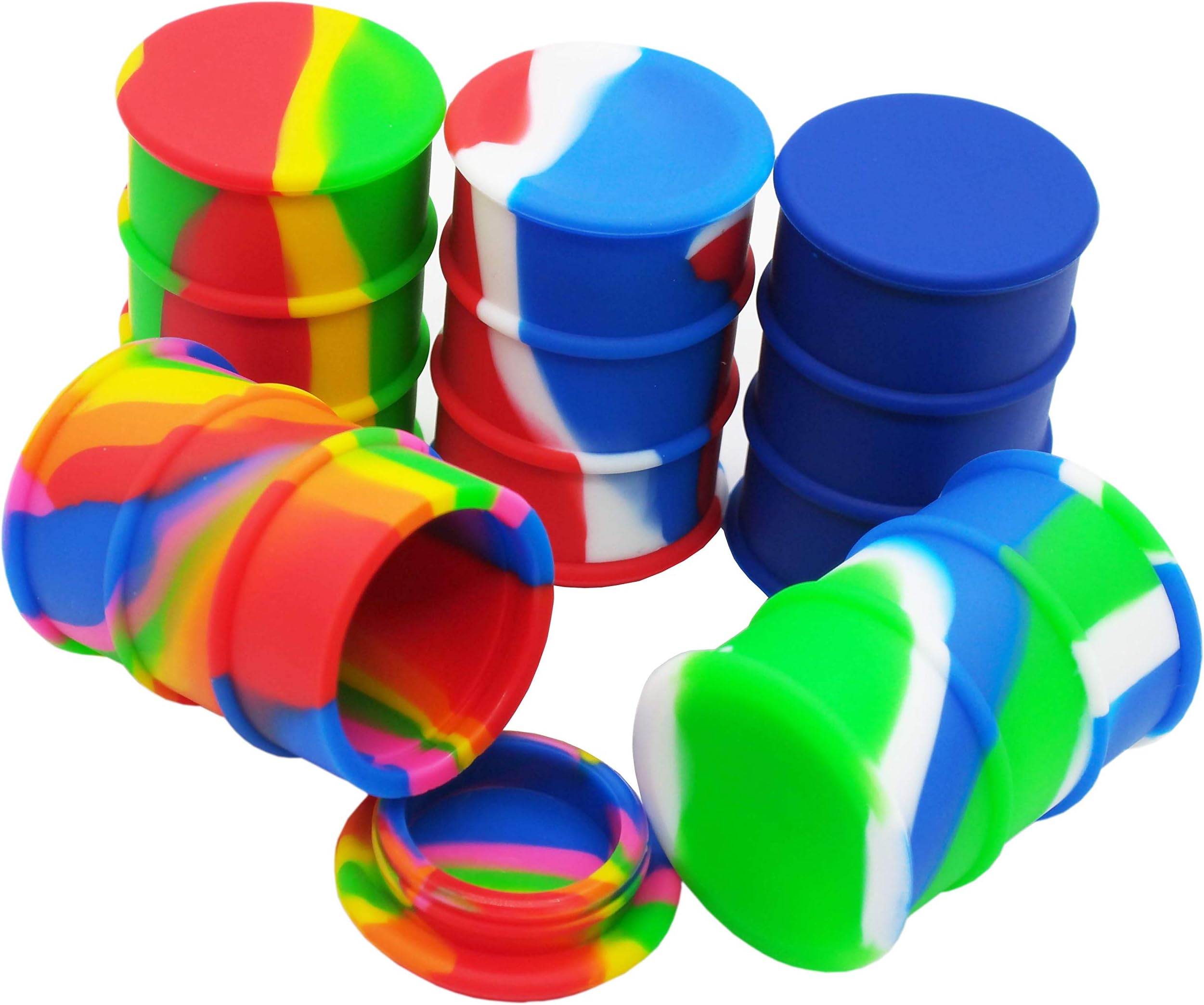 Vitakiwi 26ml Barrel Silicone Concentrate Oil Container For Wax (5PCS)