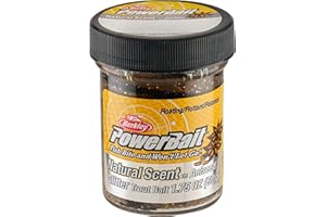 PowerBait Natural Glitter Trout Bait Black Brown 50g