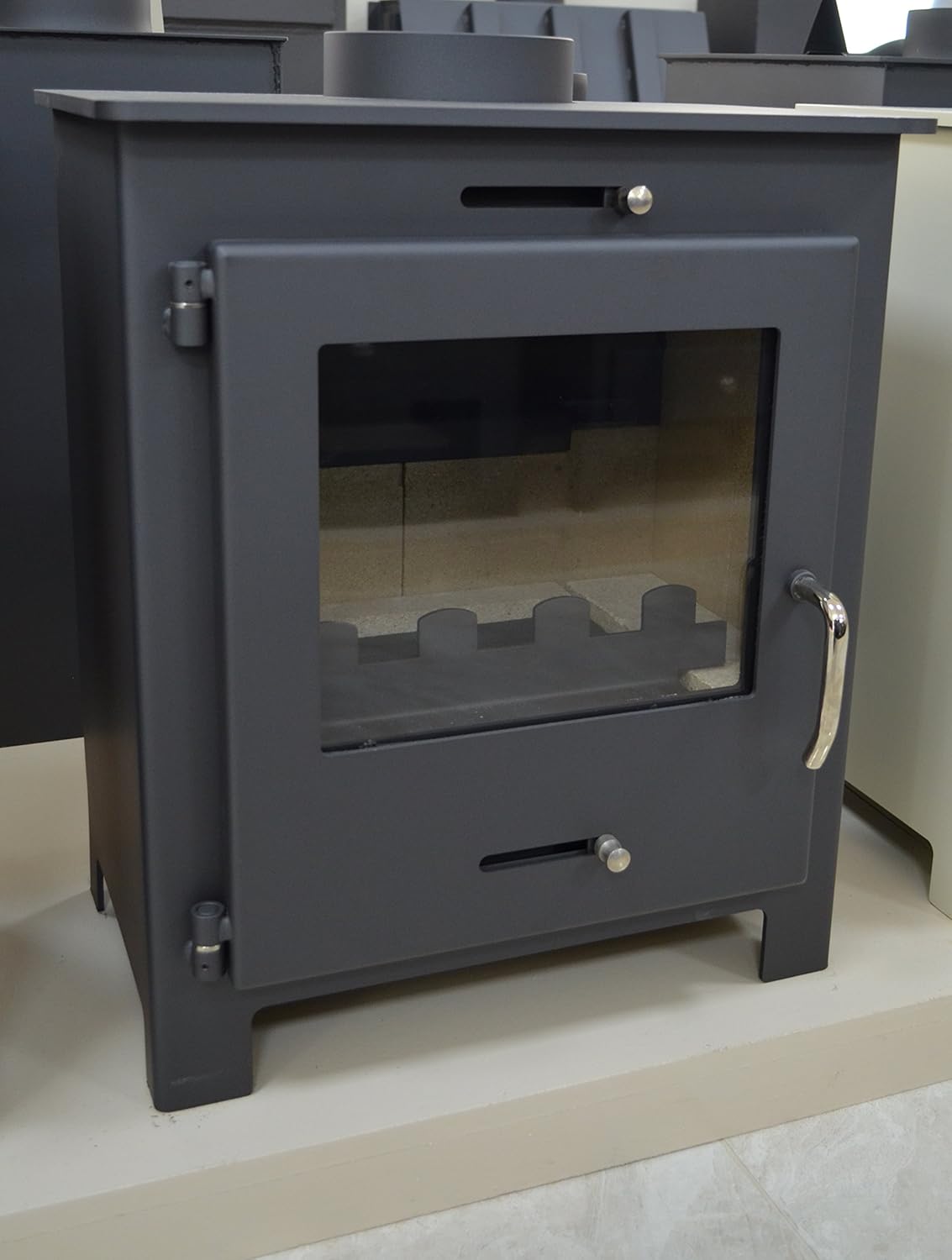 Woodburning Stove Fireplace Modern Log Burner Solid Fuel