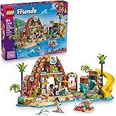 LEGO Friends Family Vacation Beach Resort Pretend Play Building Toy - Adventure Storytelling Playset with Dolphin Toys and Sea Turtles - Creative Birthday Gift Idea for Girls & Boys, 8+ - 42673
